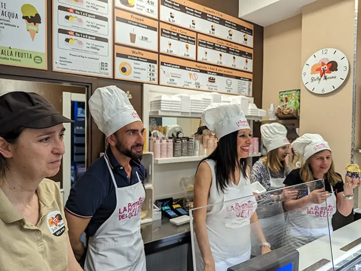 la bontà del gelato gelateria stella marina